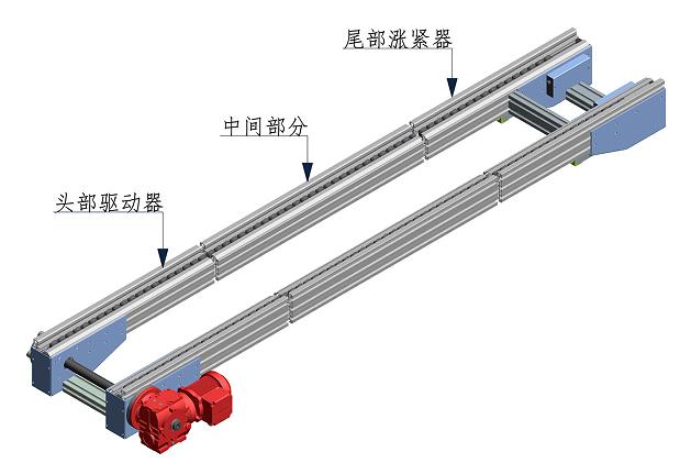 WPTS6系列2.5倍数积放链条输送线