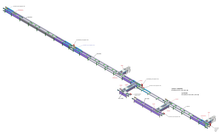 长安电机线WPTS6双层倍速链