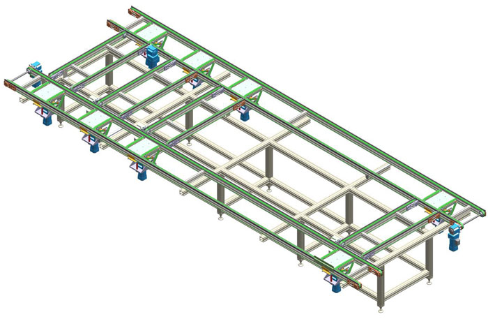 同步带集成输送系统