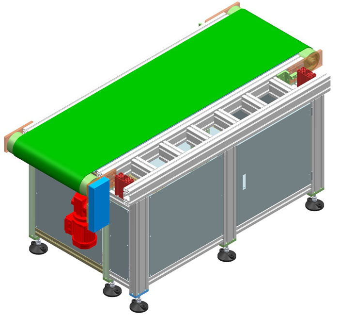 200KG负载皮带输送机